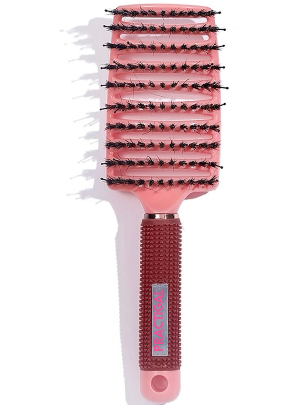 coral tangle tamer hair brush practigal