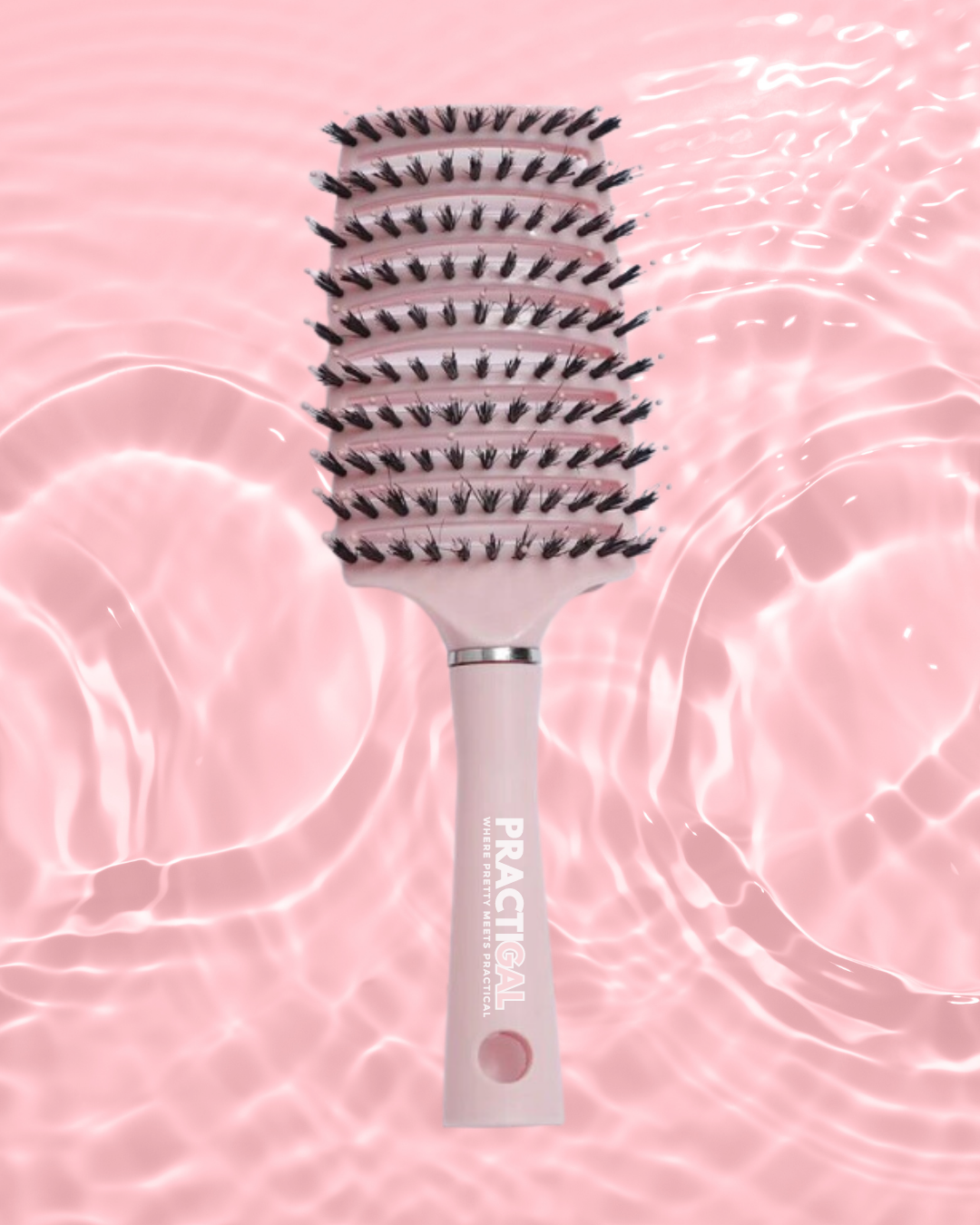 practigal tangle tamer hair brush marshmallow pink