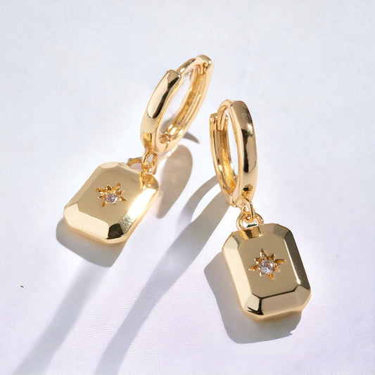 practigal gold huggie earrings nz